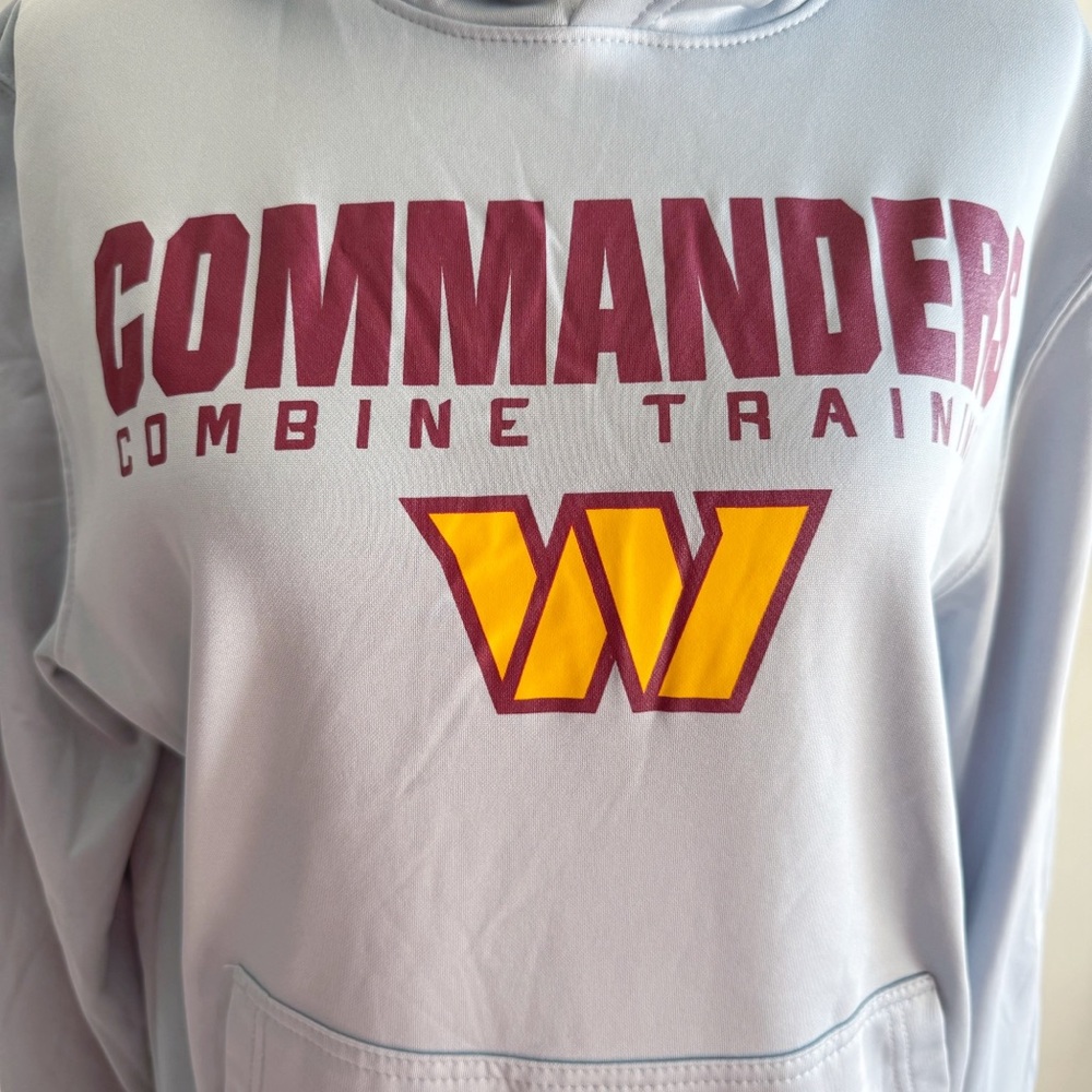 Washington Commanders Hoodie Sweatshirt Mens Size Medium Redskins NFL Combine - Picture 3 of 12
